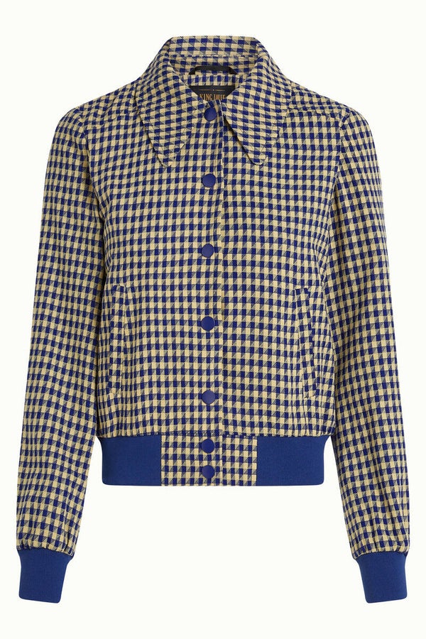 King Louie, Isa jacket pretty check, mazarine