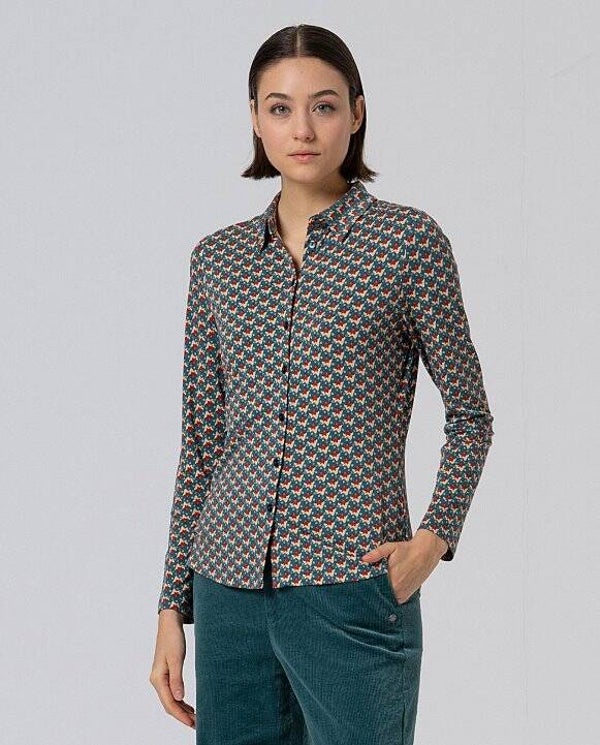 Surkana, shirt, bottle green