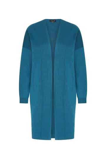 Zilch, cardigan midi, petrol