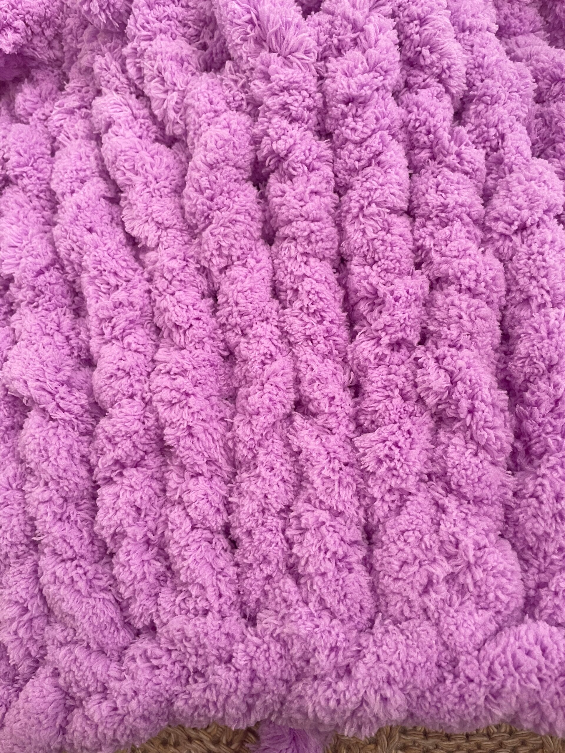 Chunky Hand Knitted Pram Blankets