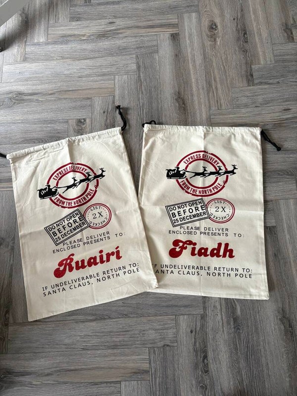 Personalised Santa Sacks