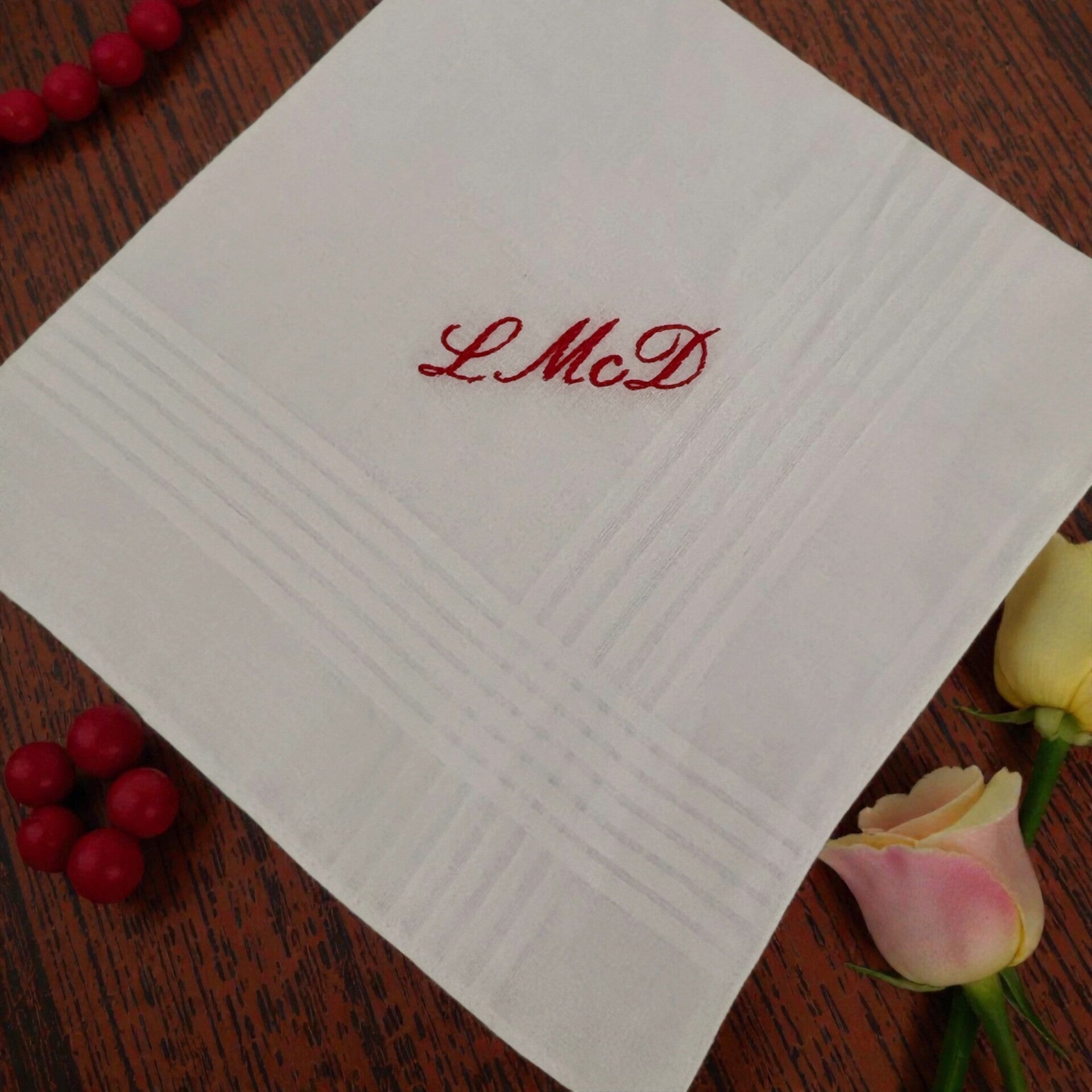 Monogrammed Hankercheif