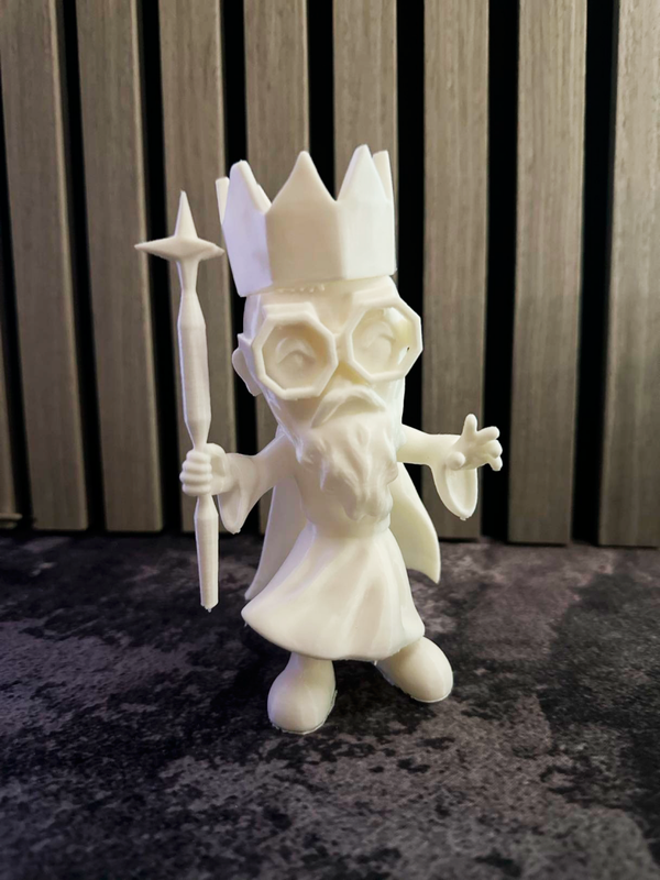 Old School Runescape Wize Old Man "YouTooz" 3D Print (PAINT YOUR OWN)