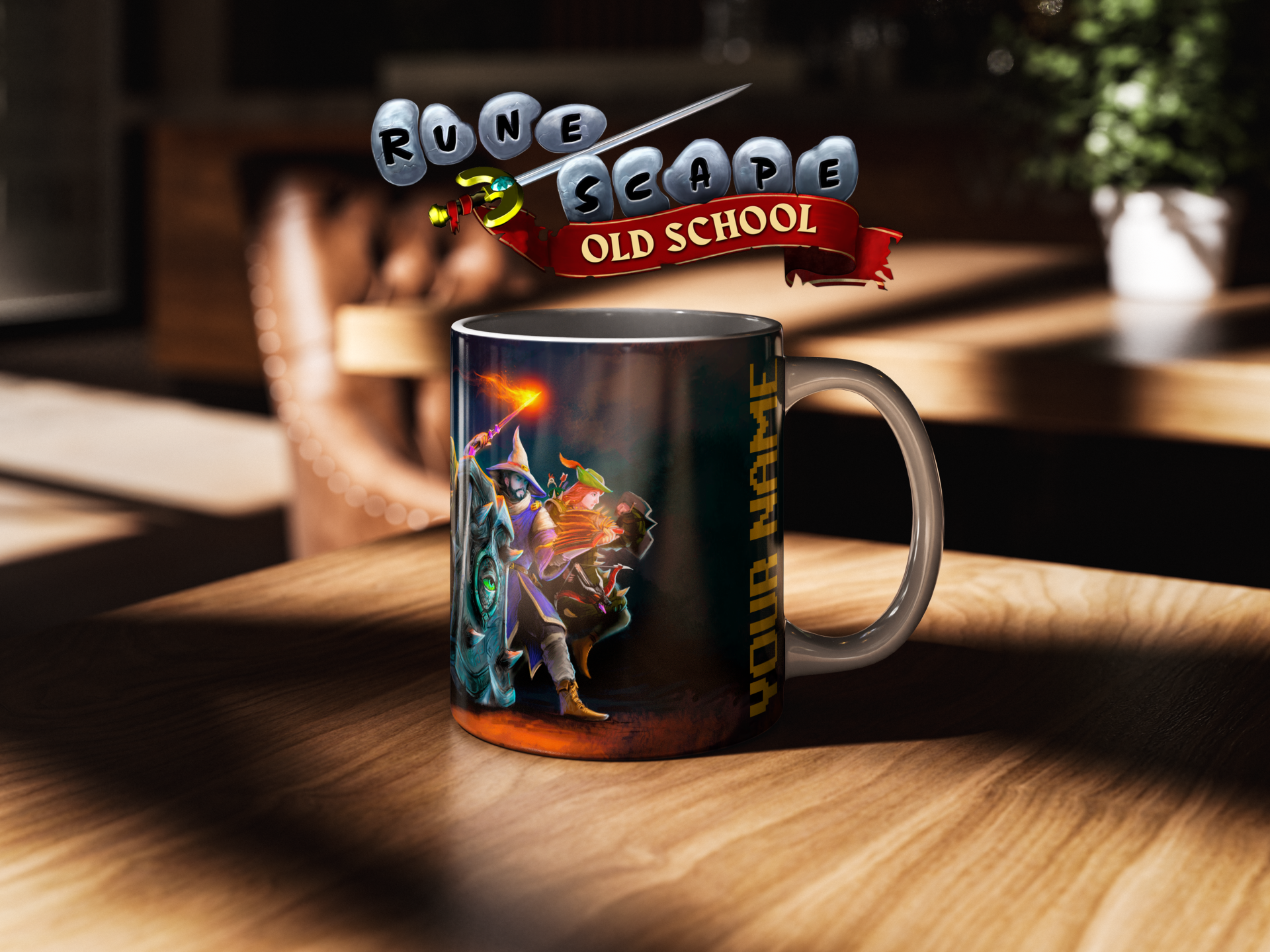 Old School RuneScape Personalised Mug