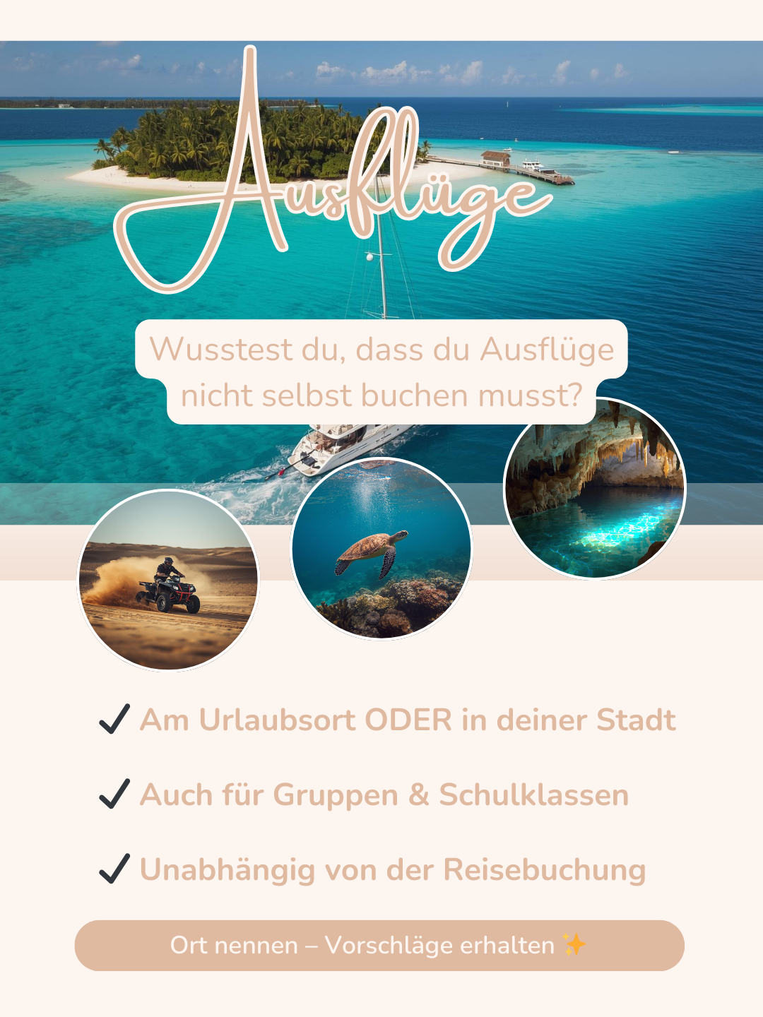 Ausflüge und Aktivitäten planen Urlaub Reisebüro Geesthacht
