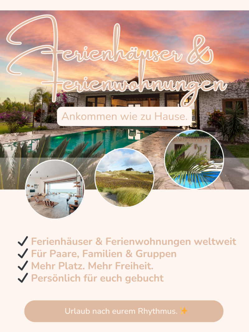 Ferienhaus oder Ferienwohnung buchen individuelle Reiseplanung Geesthacht