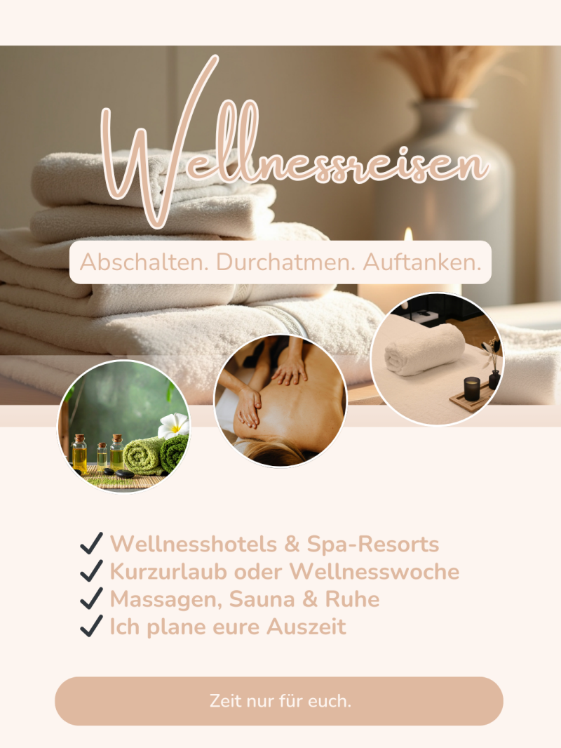 Wellnessurlaub buchen Entspannung Reiseplanung Reisebüro Geesthacht