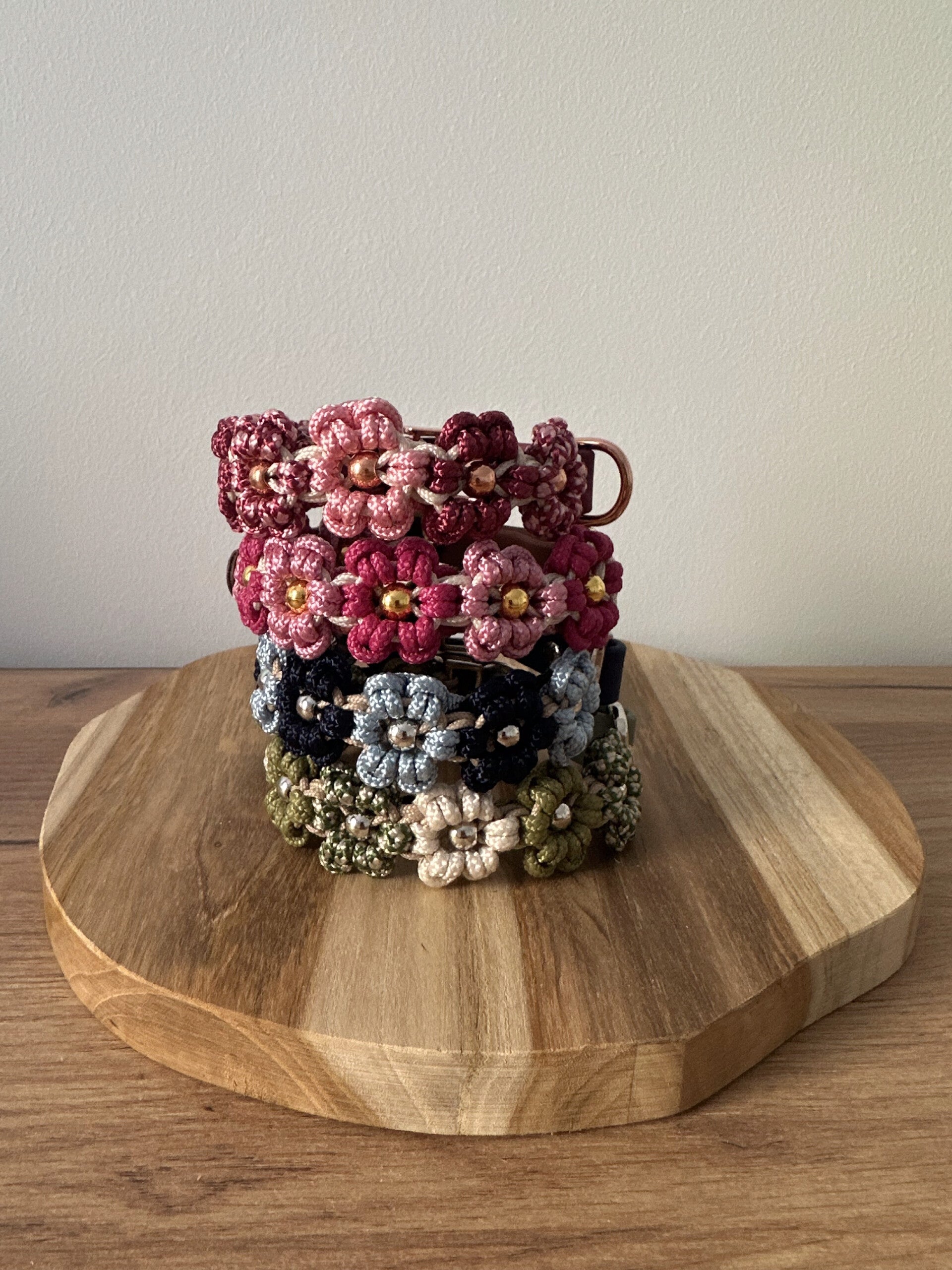 Mini bloemen halsband