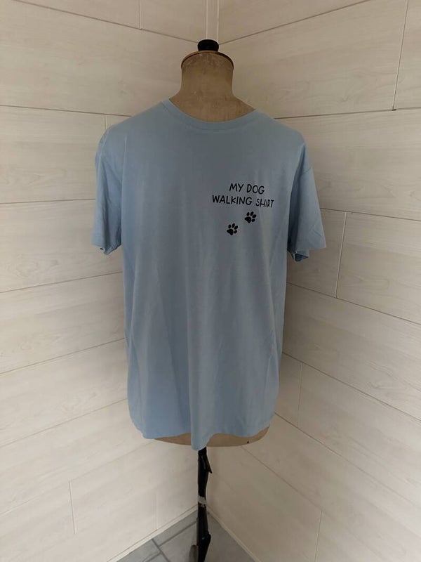 My dog walking shirt maat M