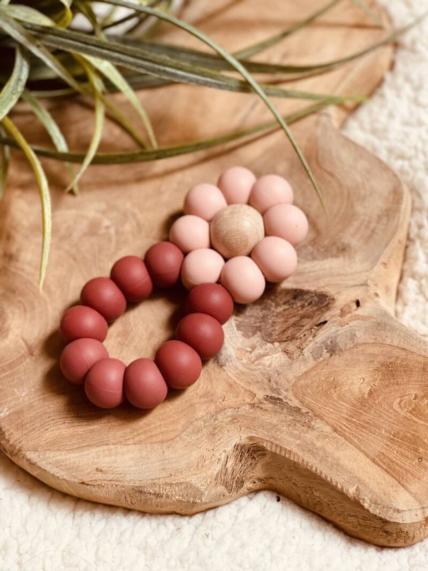 Bijtring Bloem - Roest