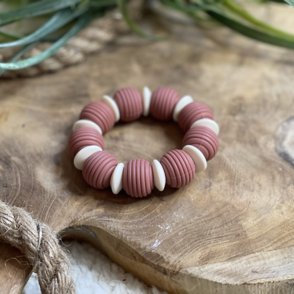 Bijtring Ribbel - Mahogany