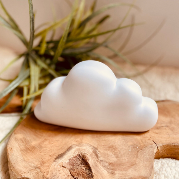 Spaarpot - Droom Wolkje Wit met Naam