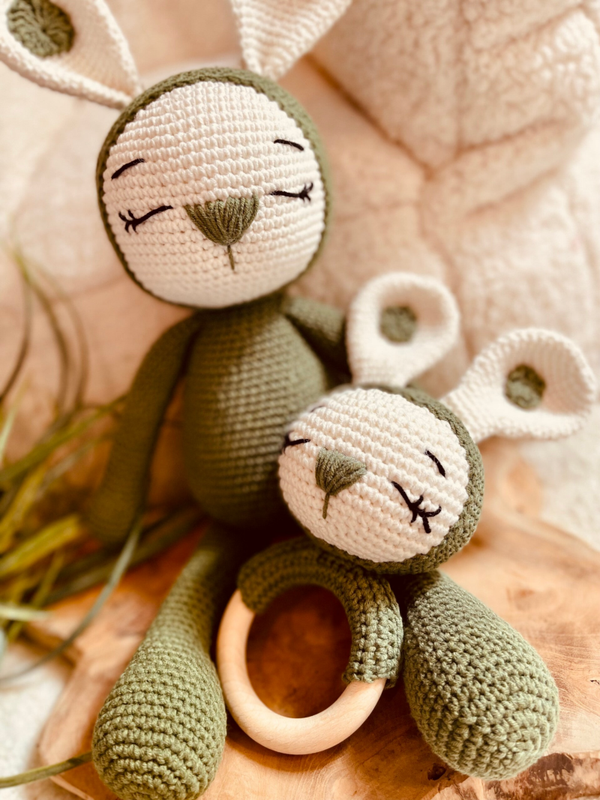 Combi pakket - Knuffel Bunny Zoe & Bijtring