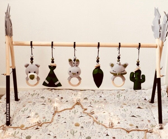 Babygym TWIN Tipi - Woodlands