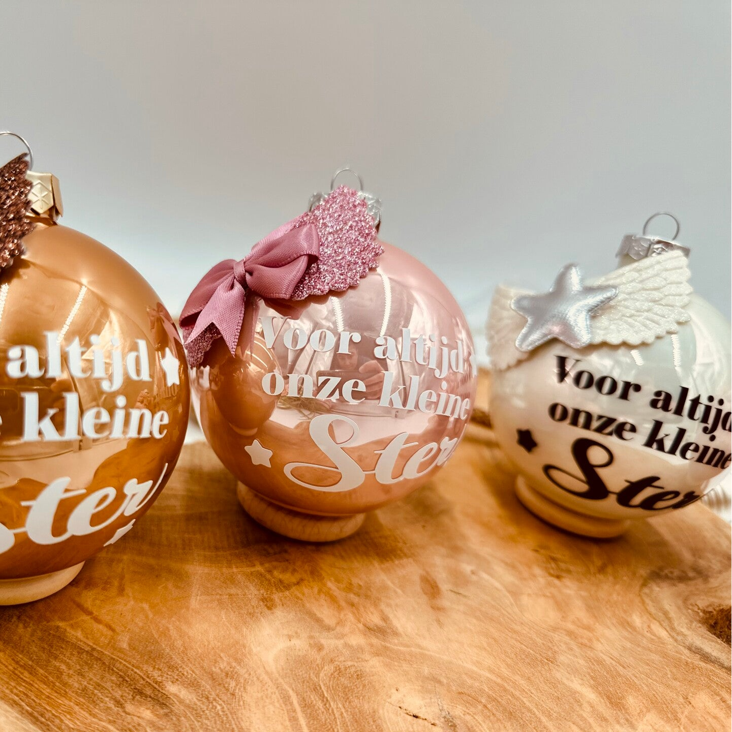 Kerstbal - Voor Altijd Onze Kleine Ster