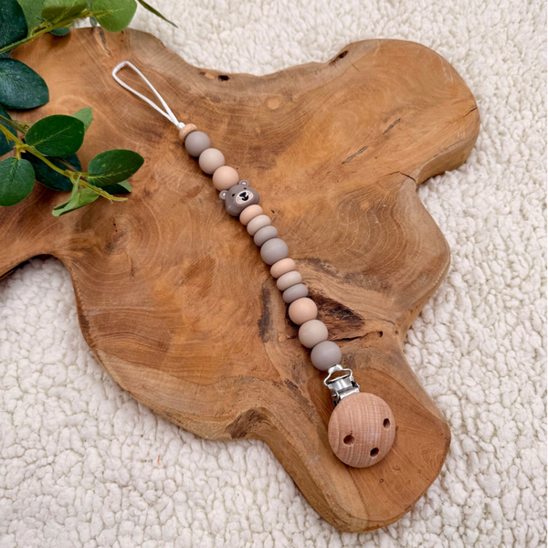 Speenkoord Beertje - Taupe