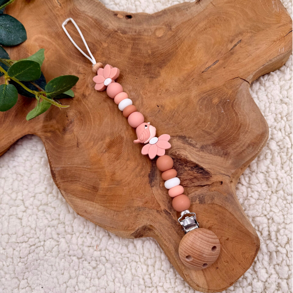 Speenkoord Bird - Pink