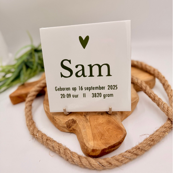 Geboorte Tegeltje