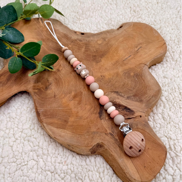 Speenkoord Beertje van Geluk - Taupe