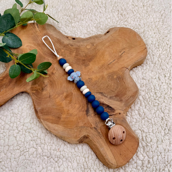 Speenkoord Olifant - Blauw