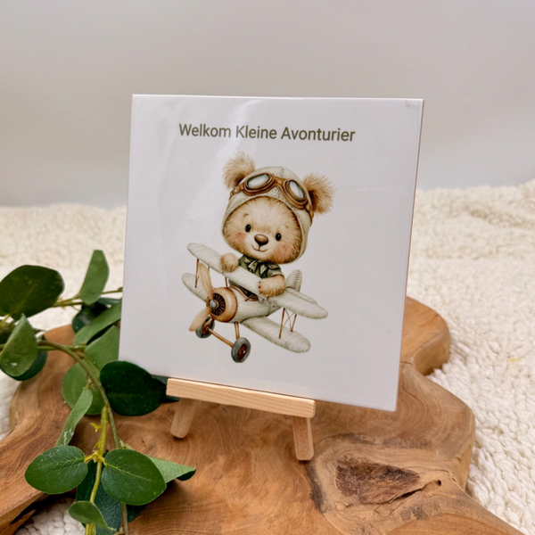 Tegeltje - Kleine Avonturier