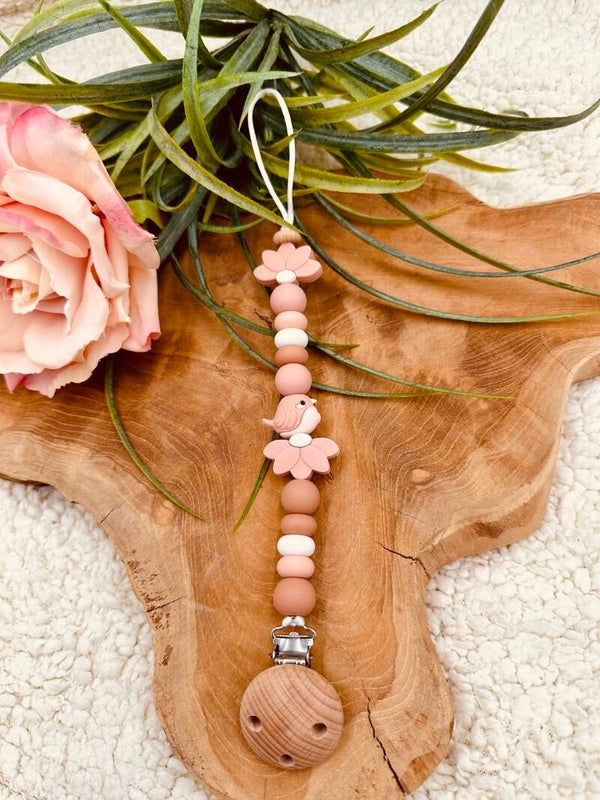 Speenkoord Musje - Pink