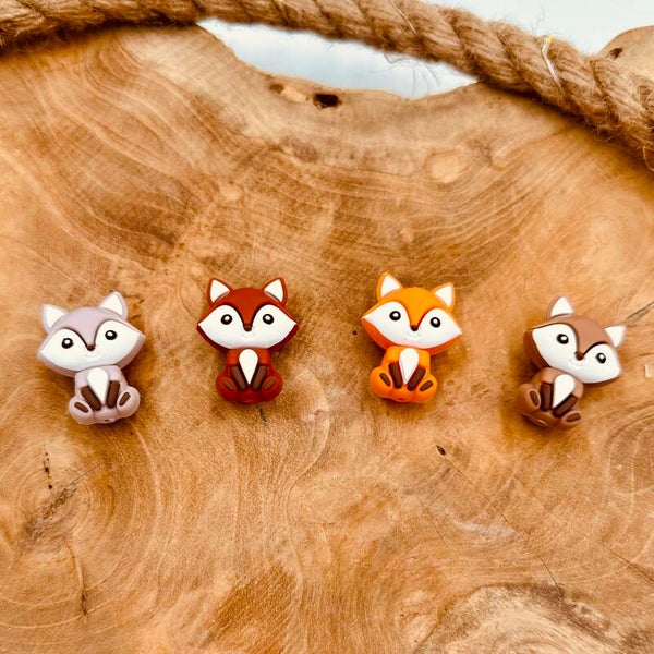 Speenkoord 3D Vos met Naam