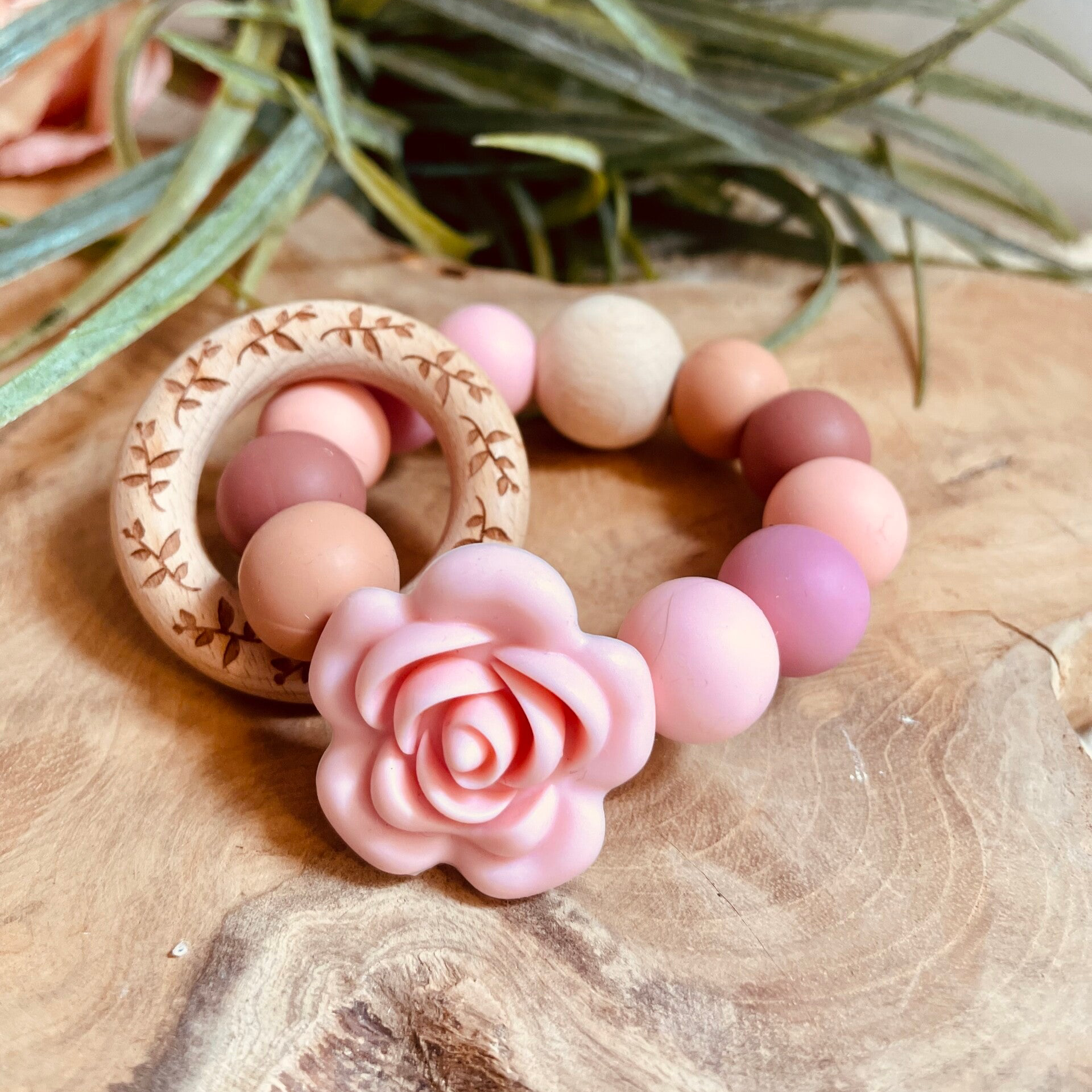 Bijtring Flower - Pink