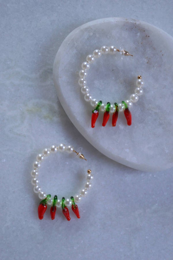 Pearl & Pepper hoops big