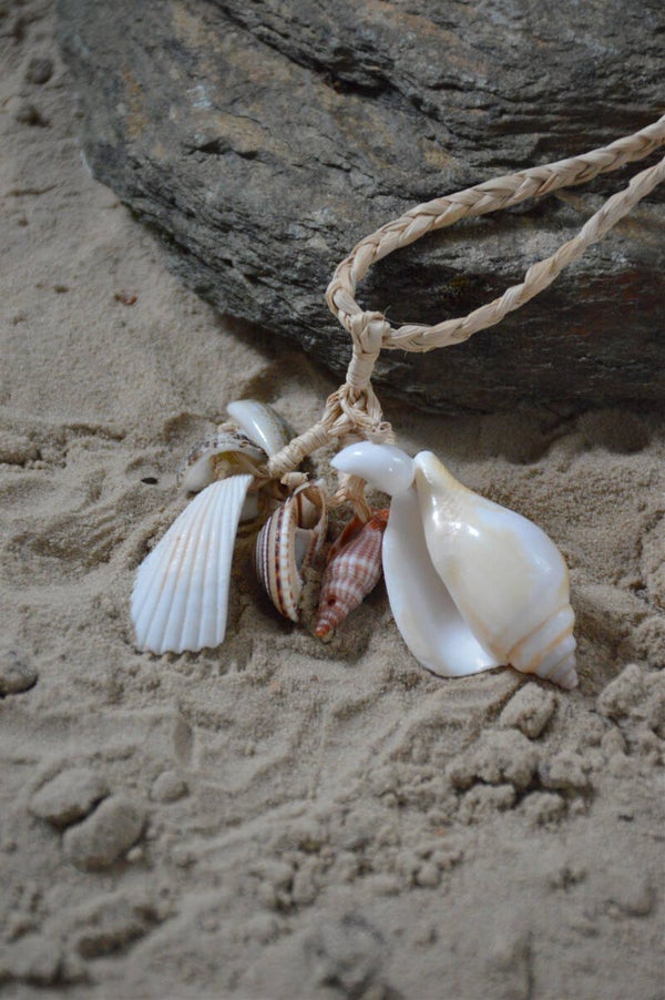 Bundle of shells necklace
