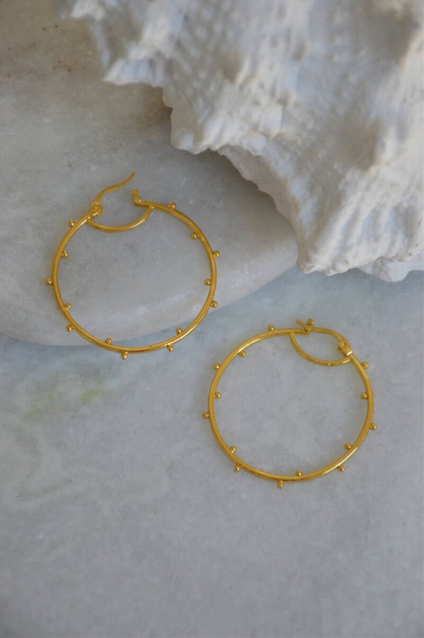 Golden hoops