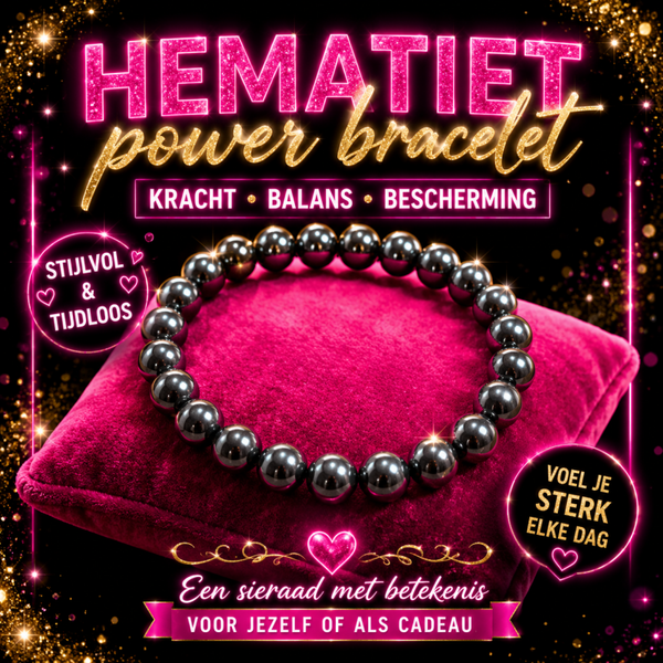 Hematiet armband