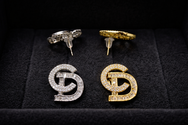 Dior oorknoppen 1:1 goud en zilver