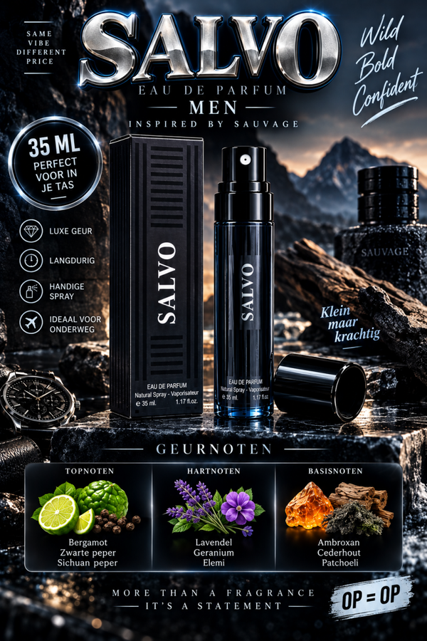 Salvo 35ml heren