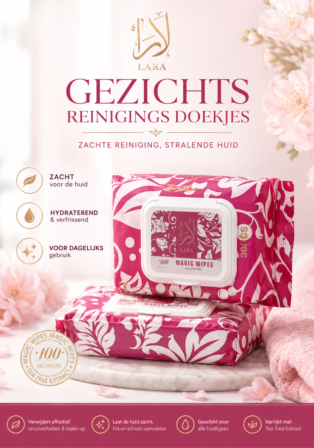 Gezichts doekjes pre order lara candy