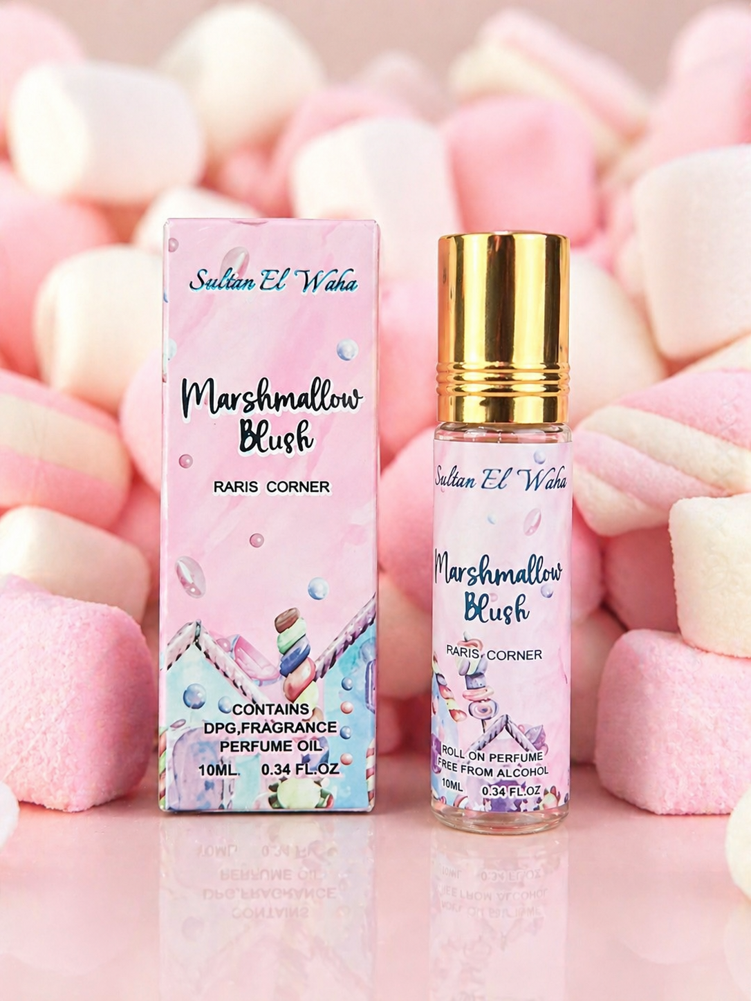Olie roller marshmallow blush 10ml