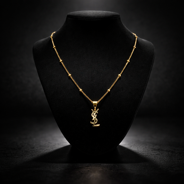 Ysl 1:1 ketting goud bolletjes