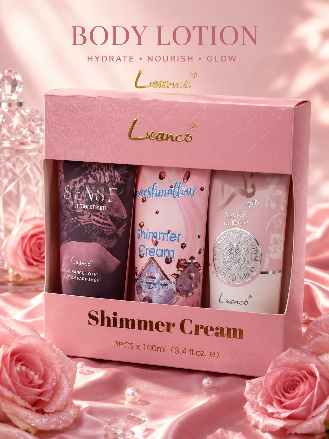 Body lotion set van 3 pre order