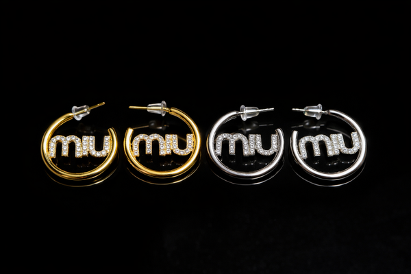 Miumiu oor ringen 1:1 goud en zilver