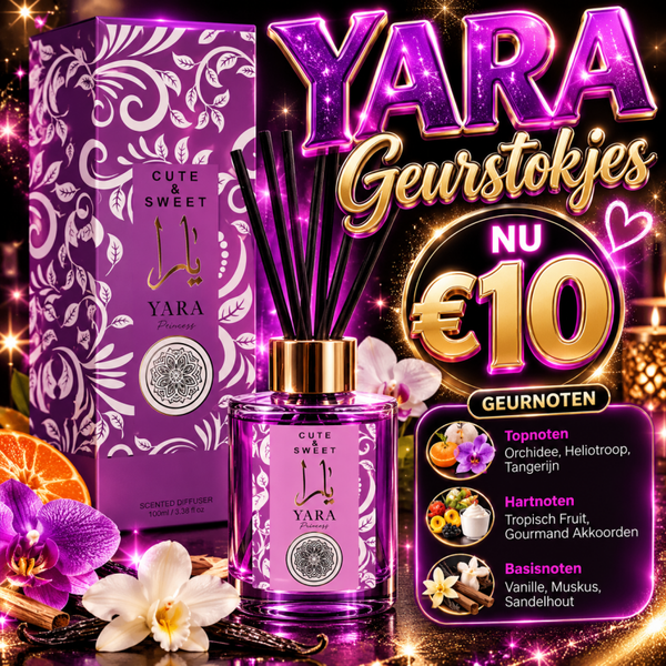 Paarse yara geurstokjes