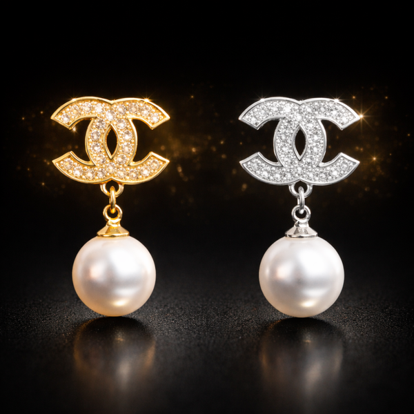 Chanel 1:1 met parel goud en zilver