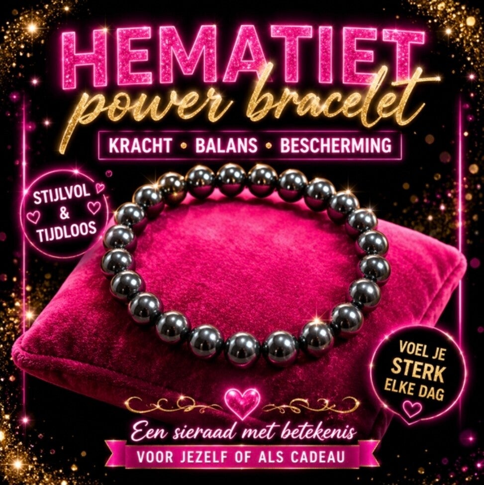 Hematiet armband