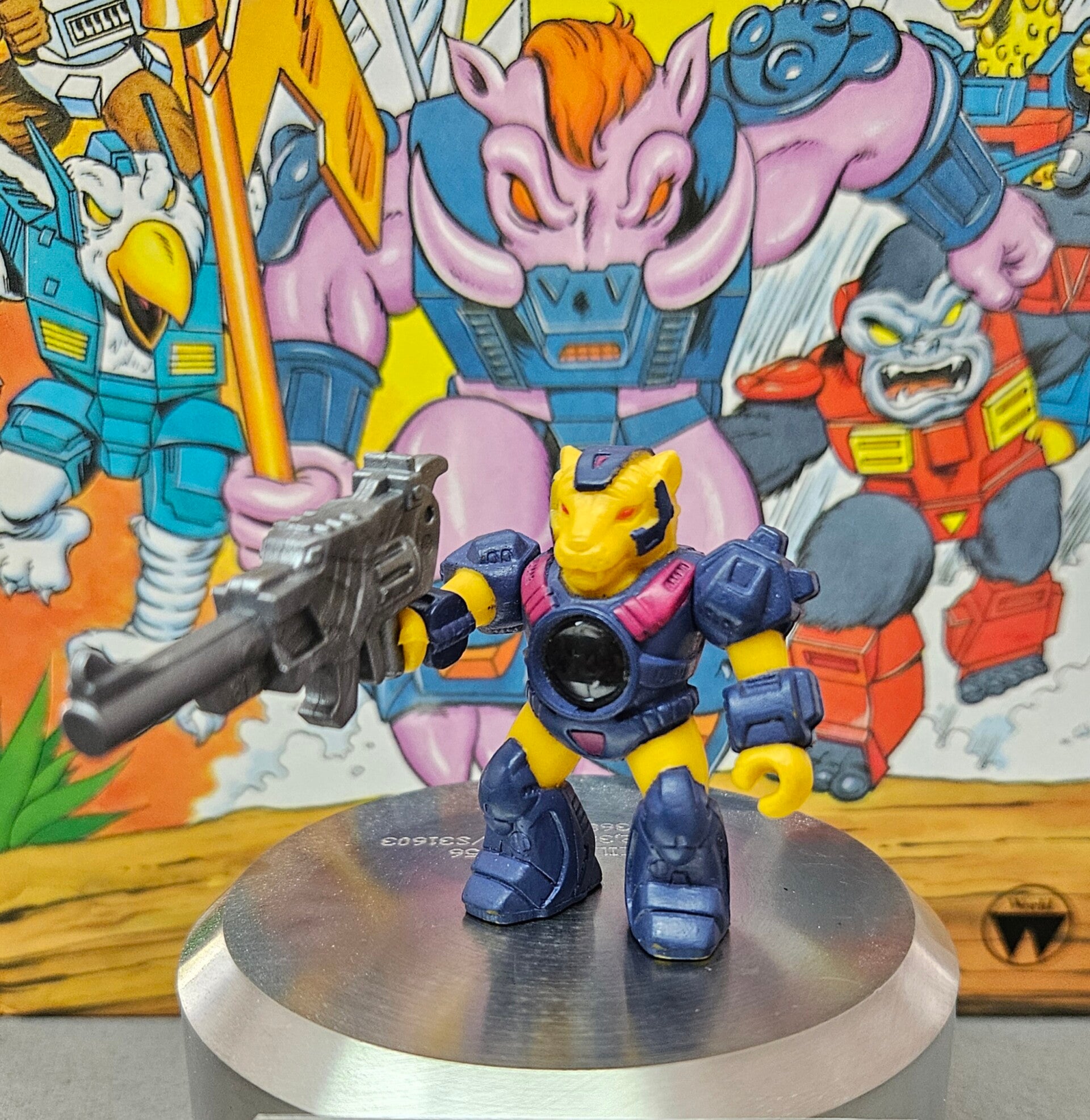 Laser Beasts Tiger Burn #81 met wapen