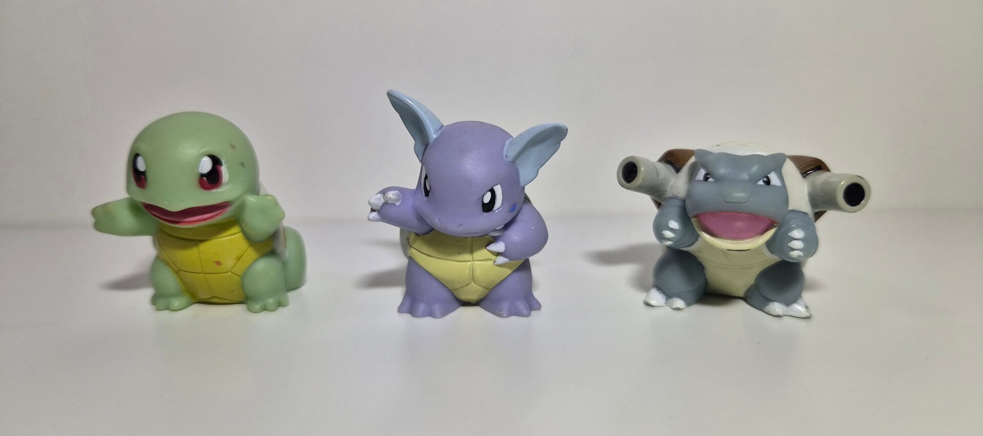 Pokemon Kids set van 3, Squirtle evolution 3x 2004