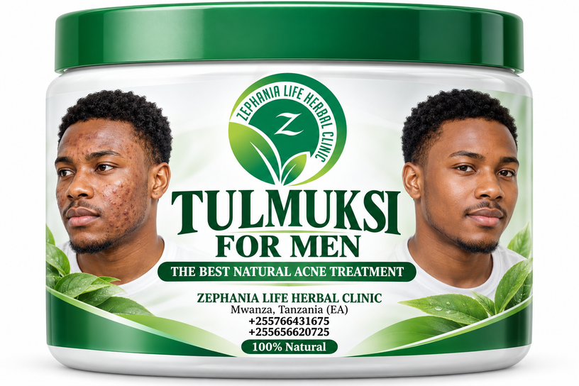 TULMUKSI FOR MEN - Dawa ya Asili ya Chunusi kwa Wanaume