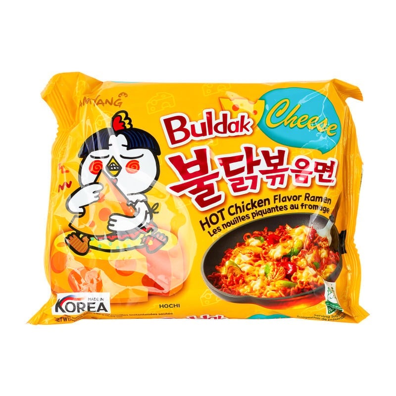 Samyang Buldak Noodles - Hot Chicken Cheese -140 gram.