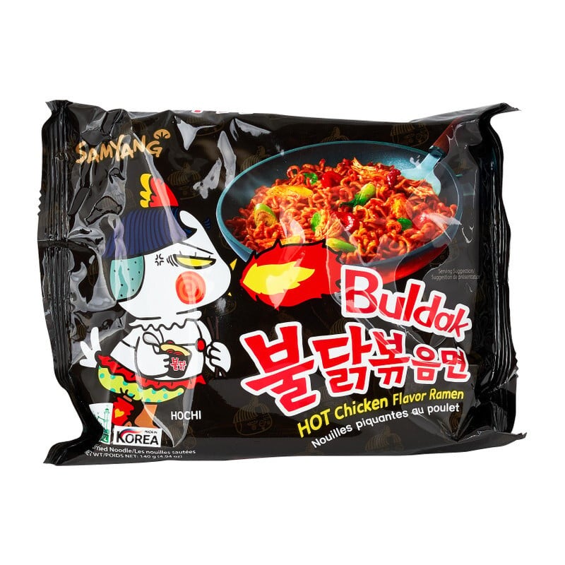 Samyang Buldak Noodles - Hot Chicken - Spicy 140 gram.