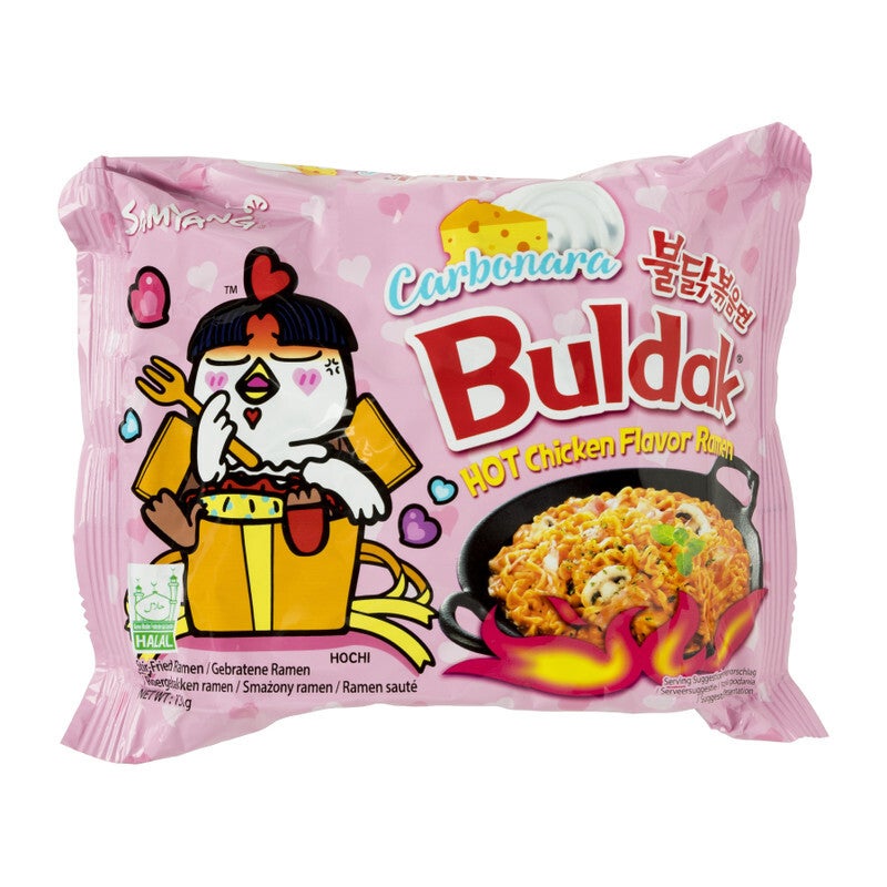 Samyang Hot Chicken Carbonara - 130 gram.