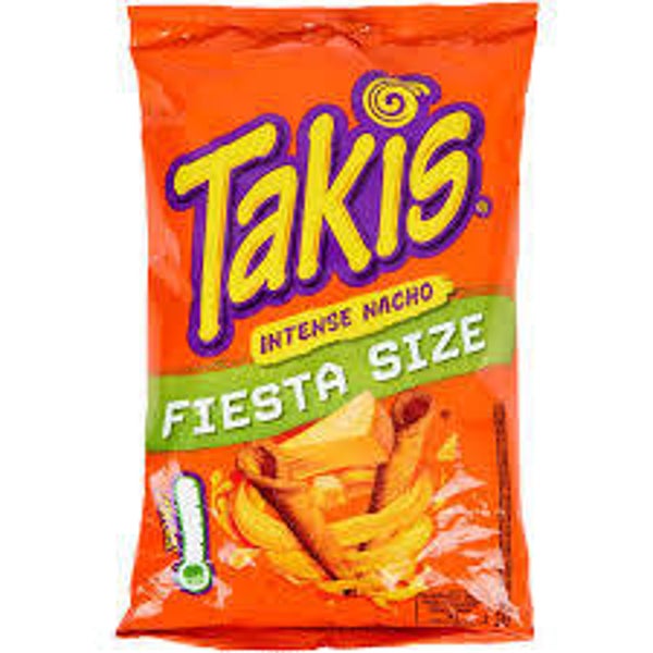 Takis Fiesta Size Nacho Cheese 200 gram.