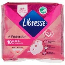 Libresse maandverband 10 stuks.